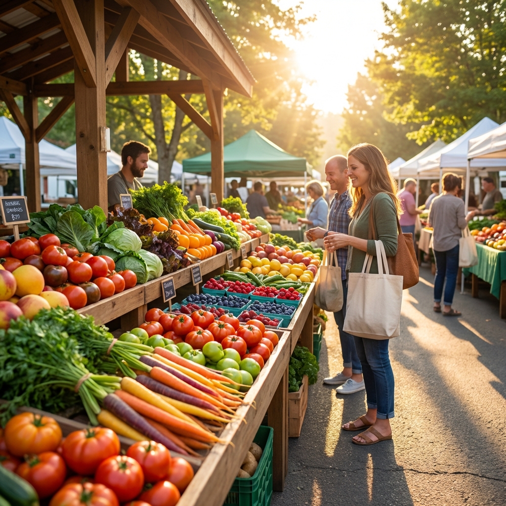 Baltimore Farmers Market Scene